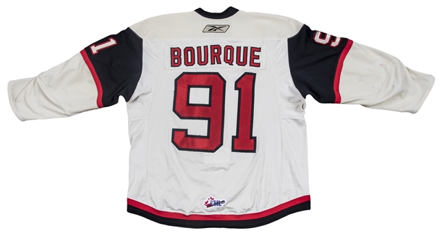 2009-10 Ryan Bourque Game Used Quebec Remparts Jersey (MeiGray LOA)